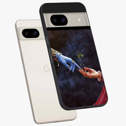 Divine Touch Eternal Glass Case displayed in angled mockup highlighting elegant divine inspired design with calm aesthetic style.