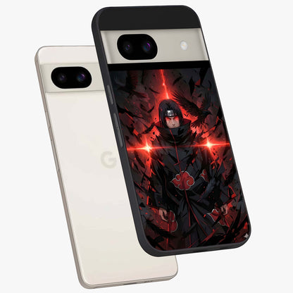 Focused Blade Discipline Glass Case displayed in angled mockup highlighting clean minimal text artwork with modern aesthetic style.