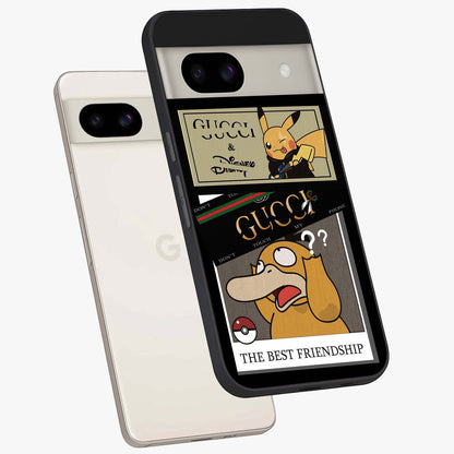 Gucci Play Mashup Glass Case displayed in angled mockup highlighting stylish fashion mashup design with bold aesthetic.