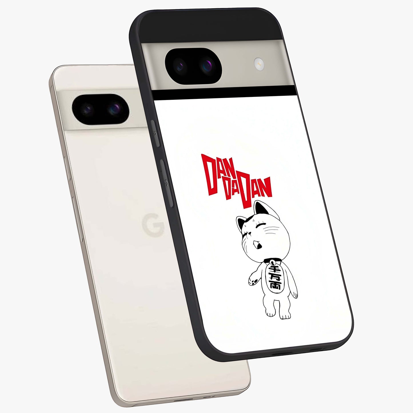 Playful Spirit Charm Glass Case displayed in angled mockup highlighting lively decorative design with playful aesthetic style.