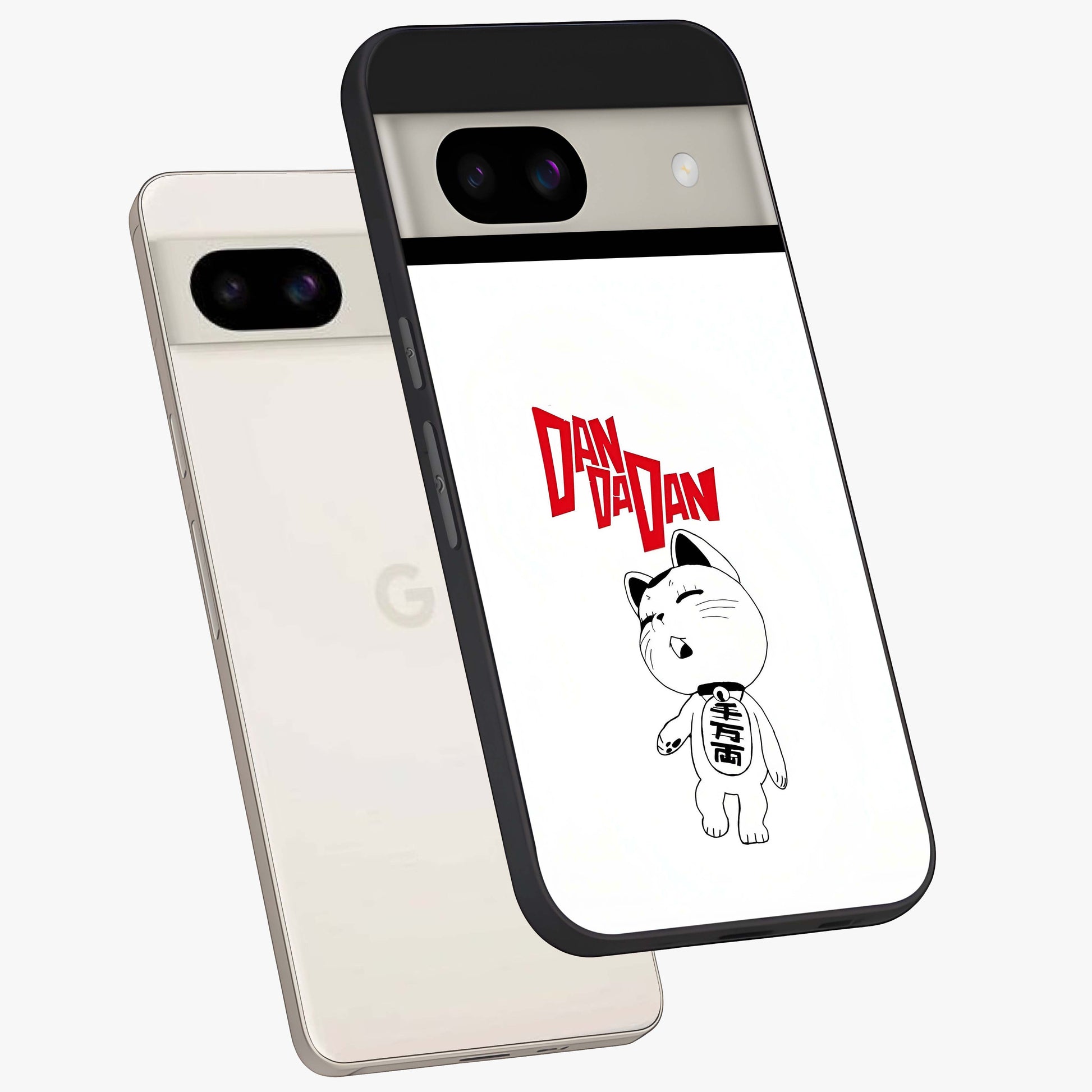 Playful Spirit Charm Glass Case displayed in angled mockup highlighting lively decorative design with playful aesthetic style.