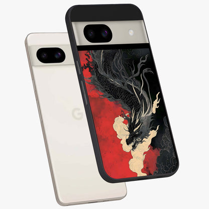 Shadow Dragon Fury Glass Case displayed in angled mockup highlighting powerful dragon illustration with dark fantasy aesthetic.