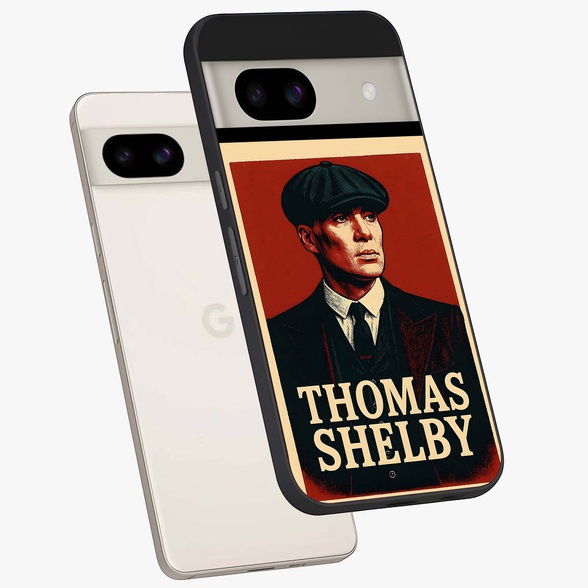 Vintage Mafia Authority Glass Case displayed in angled mockup highlighting powerful retro design with classic gangster aesthetic.