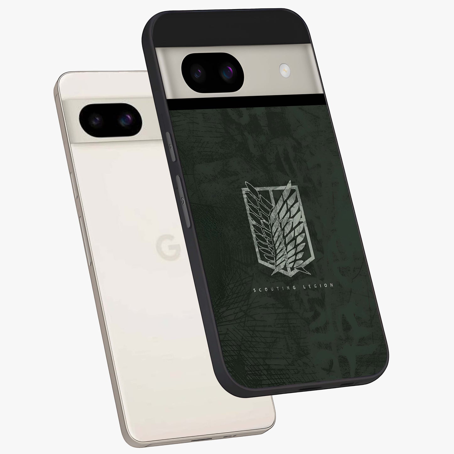 Wings Of Freedom Glass Case displayed in angled mockup highlighting graceful wing design with inspirational aesthetic.