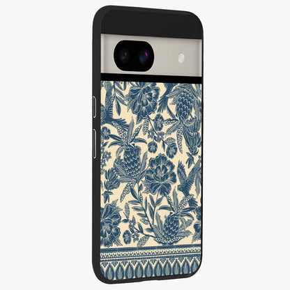 Heirloom Wild Bloom Glass Case upright view showcasing delicate wildflower artwork with timeless floral theme.