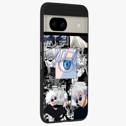 Infinity Sorcerer Chaos Glass Case upright view showcasing dramatic sorcerer artwork with chaotic mystical theme.