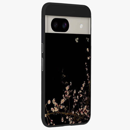 Petal Moon Light With Custom Name Glass Case upright view showcasing elegant floral moon artwork with personalized aesthetic.