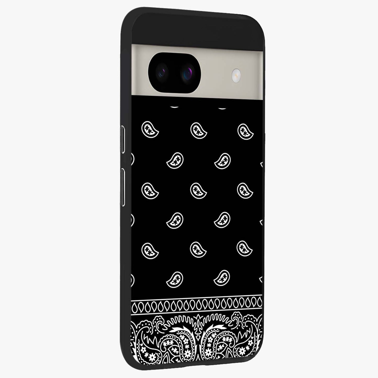 Retro Rebel Threads Glass Case upright view showcasing stylish vintage artwork with bold retro theme.