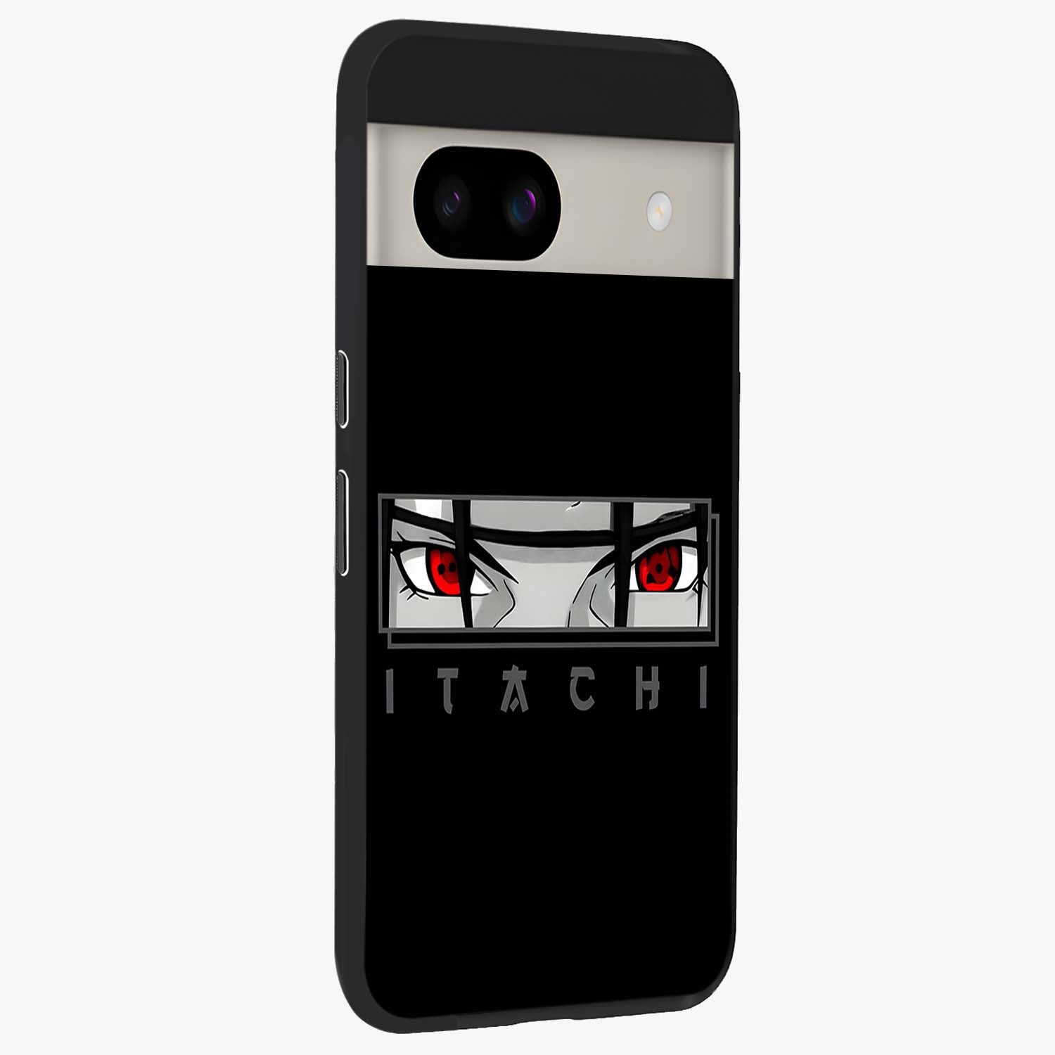 Scarlet Gaze Dominance Glass Case upright view showcasing powerful dramatic artwork with dominant artistic theme.