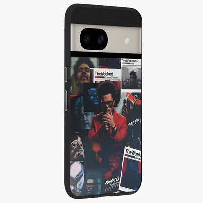The Weeknd Glass Case upright view showcasing bold music themed artwork with contemporary artistic style.
