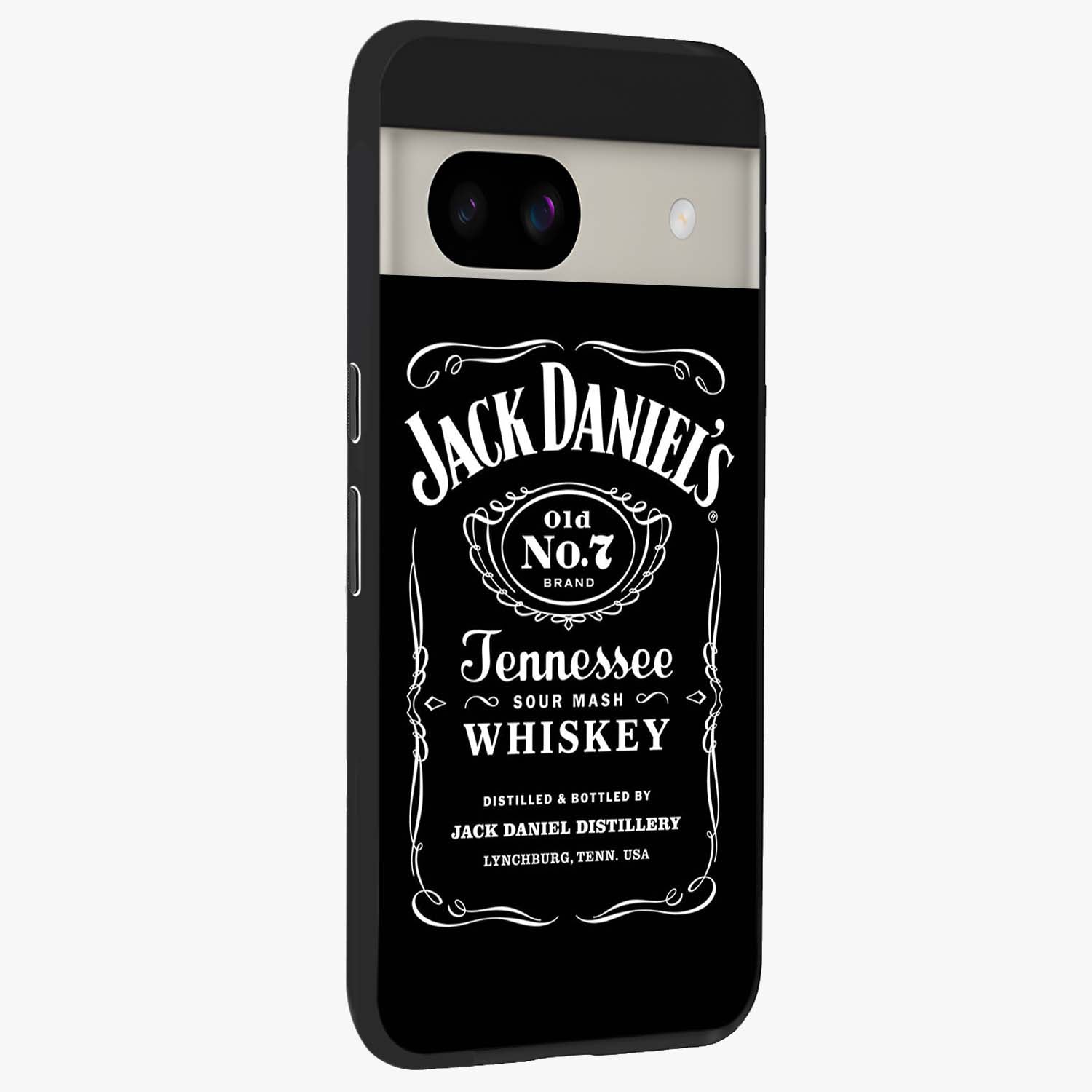 Vintage Whiskey Heritage Glass Case upright view showcasing stylish vintage whiskey artwork with timeless bar culture theme.