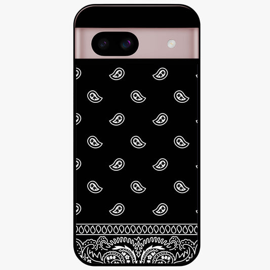 Retro Rebel Threads Glass Case showing flat back view with vintage street style artwork and glossy glass finish.