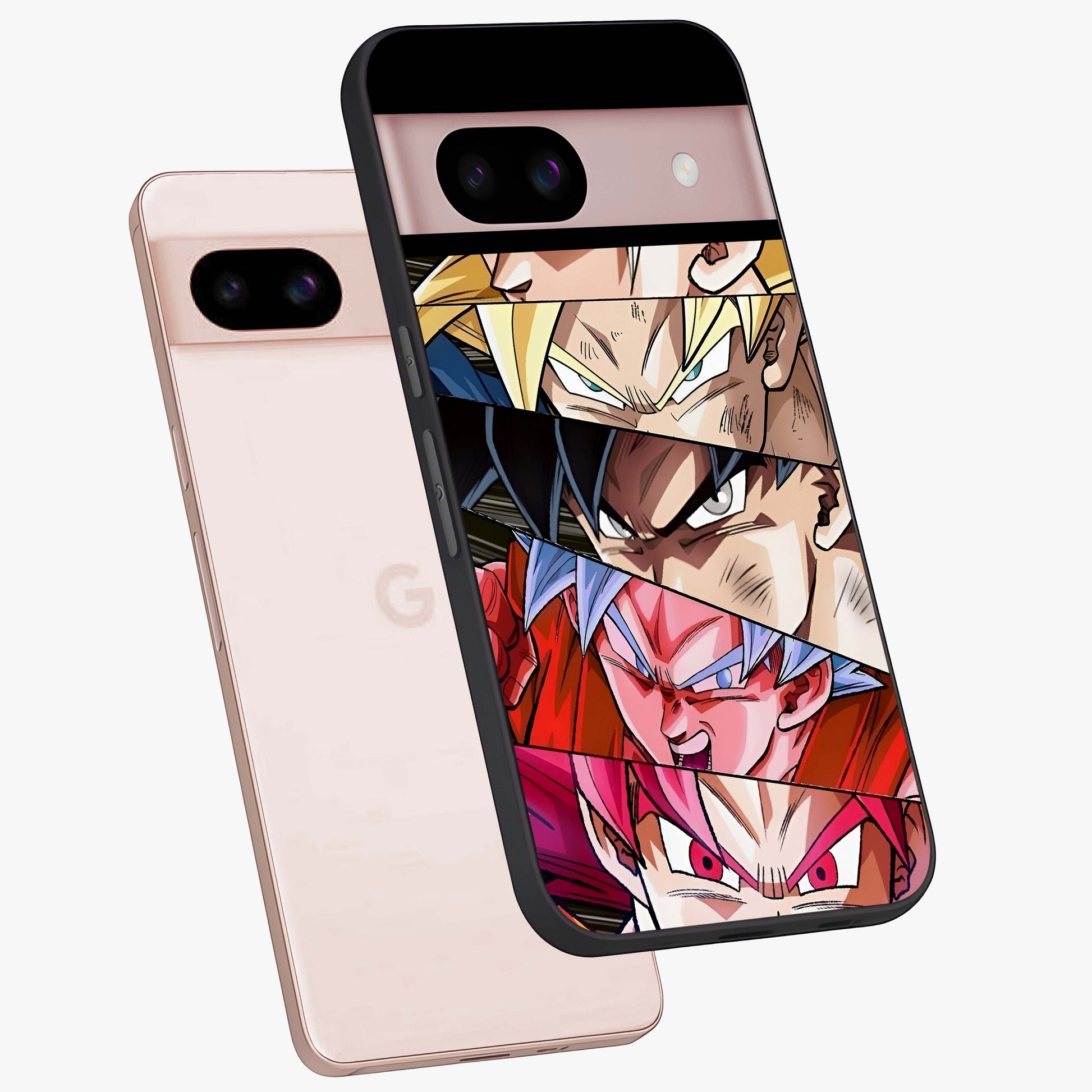 Anime Character Glass Case displayed in angled mockup highlighting colorful anime character illustration.