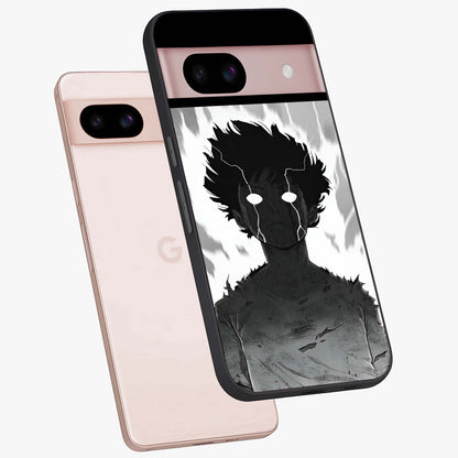Awakened Inner Rage Glass Case displayed in angled mockup highlighting powerful graphic design and bold artistic theme.
