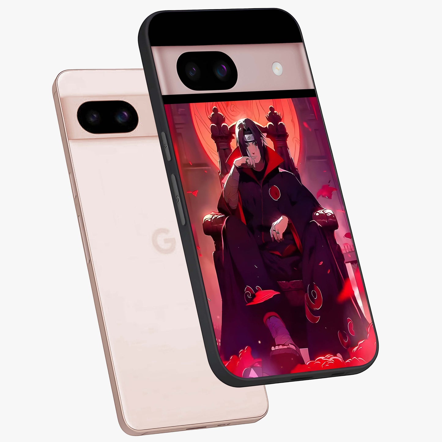 Blood Moon Sovereign Glass Case displayed in angled mockup highlighting dark celestial moon design and dramatic theme.