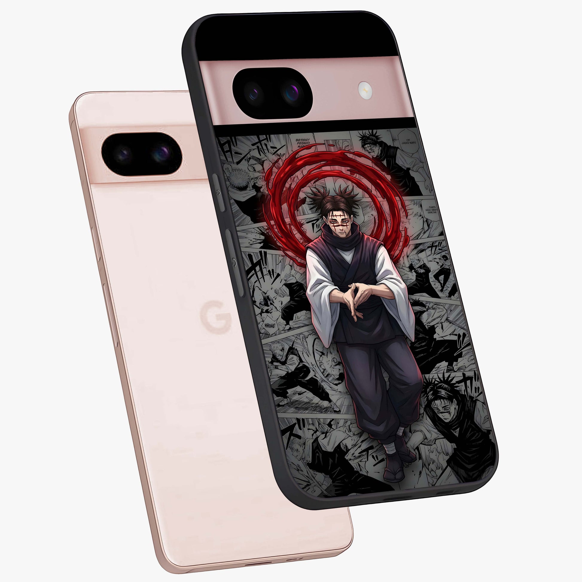 Cursed Ritual Ascension Glass Case displayed in angled mockup highlighting mystical ritual illustration with supernatural aesthetic.