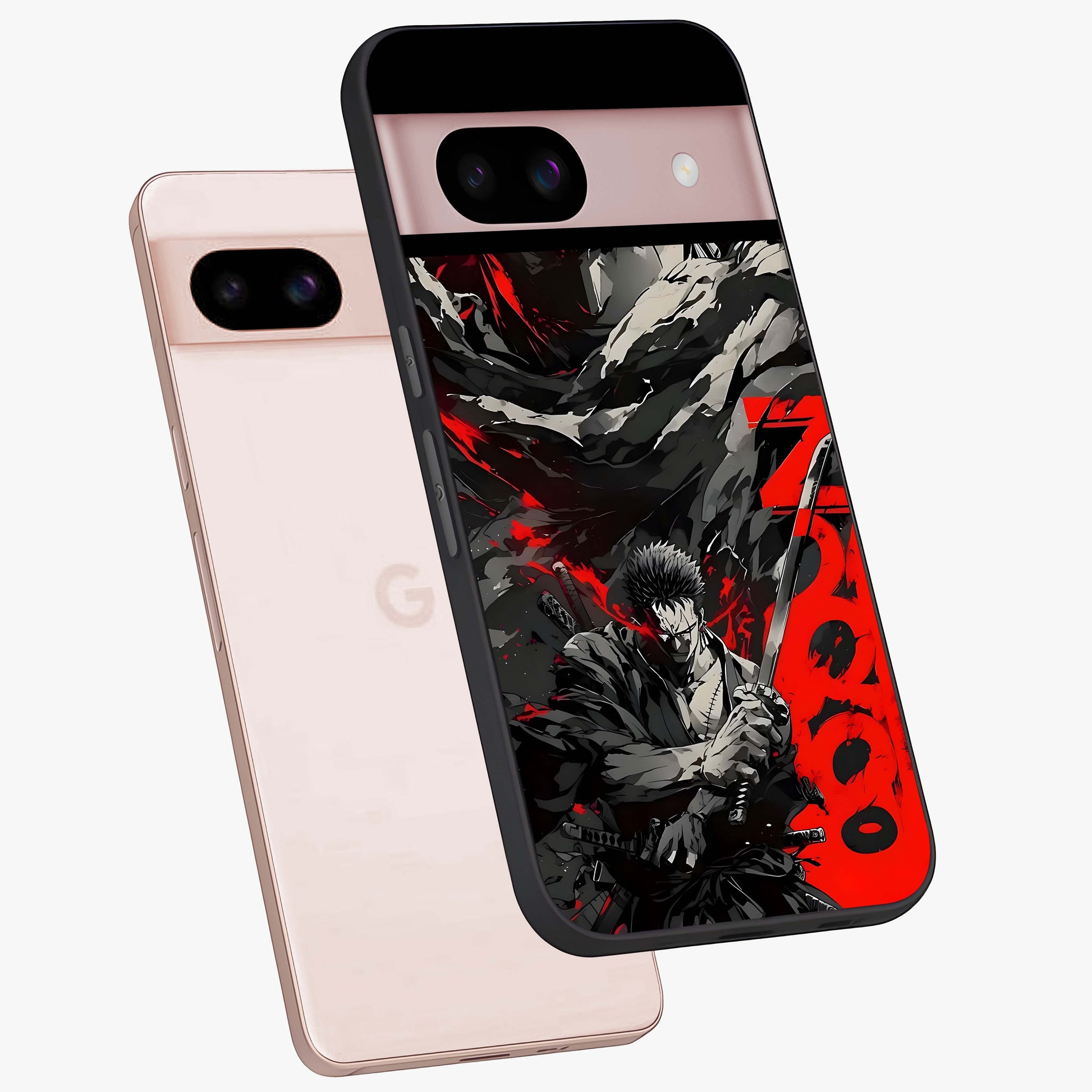 Demon Sword Resolve Glass Case displayed in angled mockup highlighting powerful demon sword illustration with dark fantasy aesthetic.