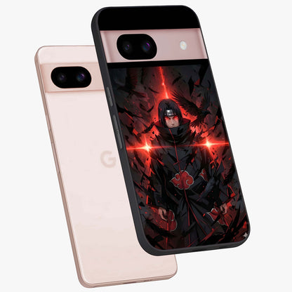 Focused Blade Discipline Glass Case displayed in angled mockup highlighting clean minimal text artwork with modern aesthetic style.
