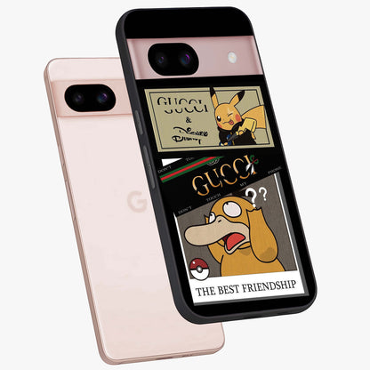 Gucci Play Mashup Glass Case displayed in angled mockup highlighting stylish fashion mashup design with bold aesthetic.