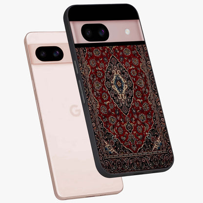 Heritage Carpet Royale Glass Case displayed in angled mockup highlighting intricate royal carpet design with heritage aesthetic.