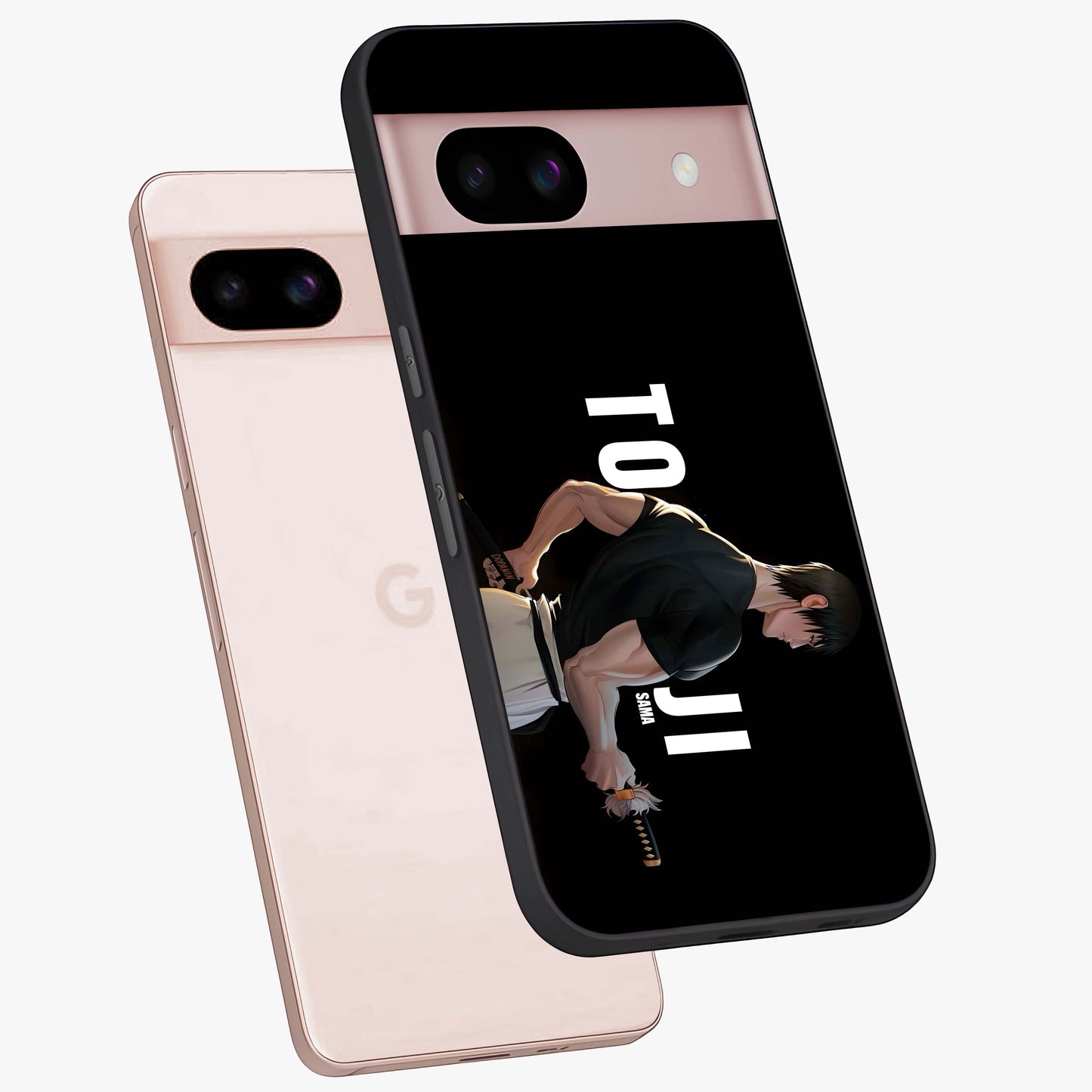 Midnight Blade Resolve Glass Case displayed in angled mockup highlighting powerful blade illustration with dramatic dark aesthetic.