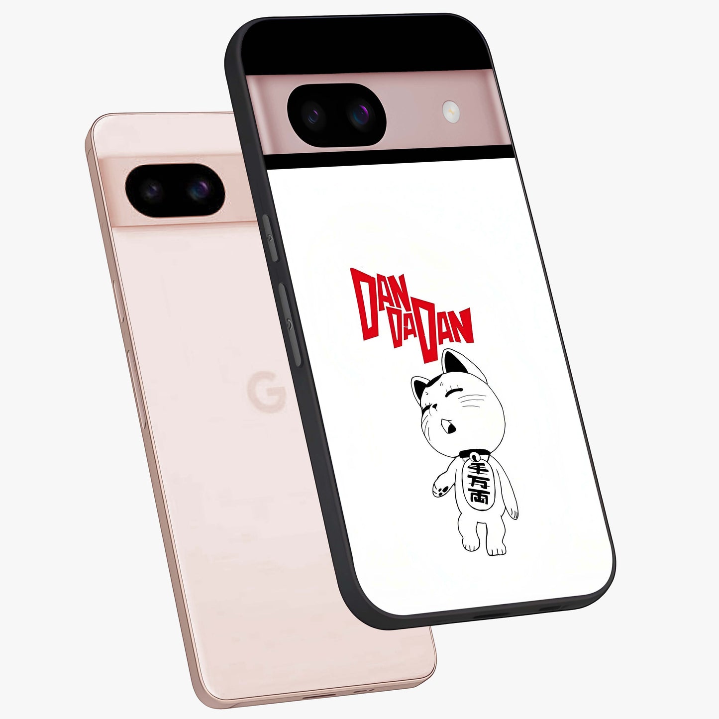 Playful Spirit Charm Glass Case displayed in angled mockup highlighting lively decorative design with playful aesthetic style.