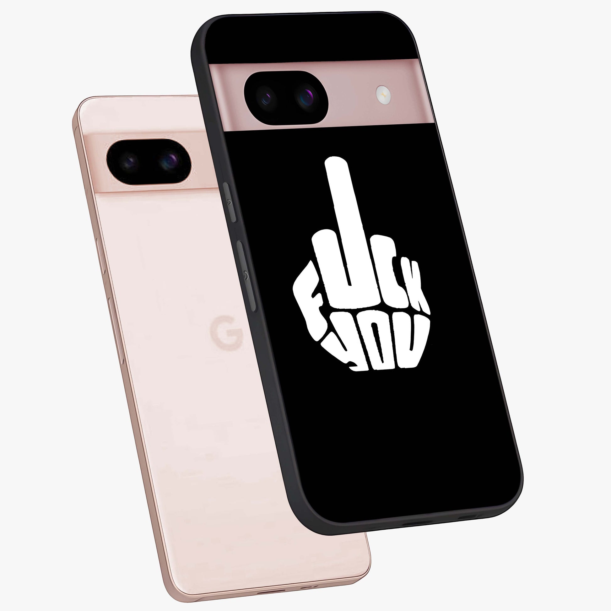 Rebel Mode On Glass Case displayed in angled mockup highlighting edgy text design with modern street aesthetic.