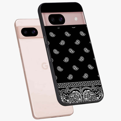 Retro Rebel Threads Glass Case displayed in angled mockup highlighting retro inspired graphic design with rebellious aesthetic.