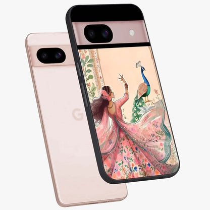 Royal Grace Muse Glass Case displayed in angled mockup highlighting graceful design with refined royal aesthetic.