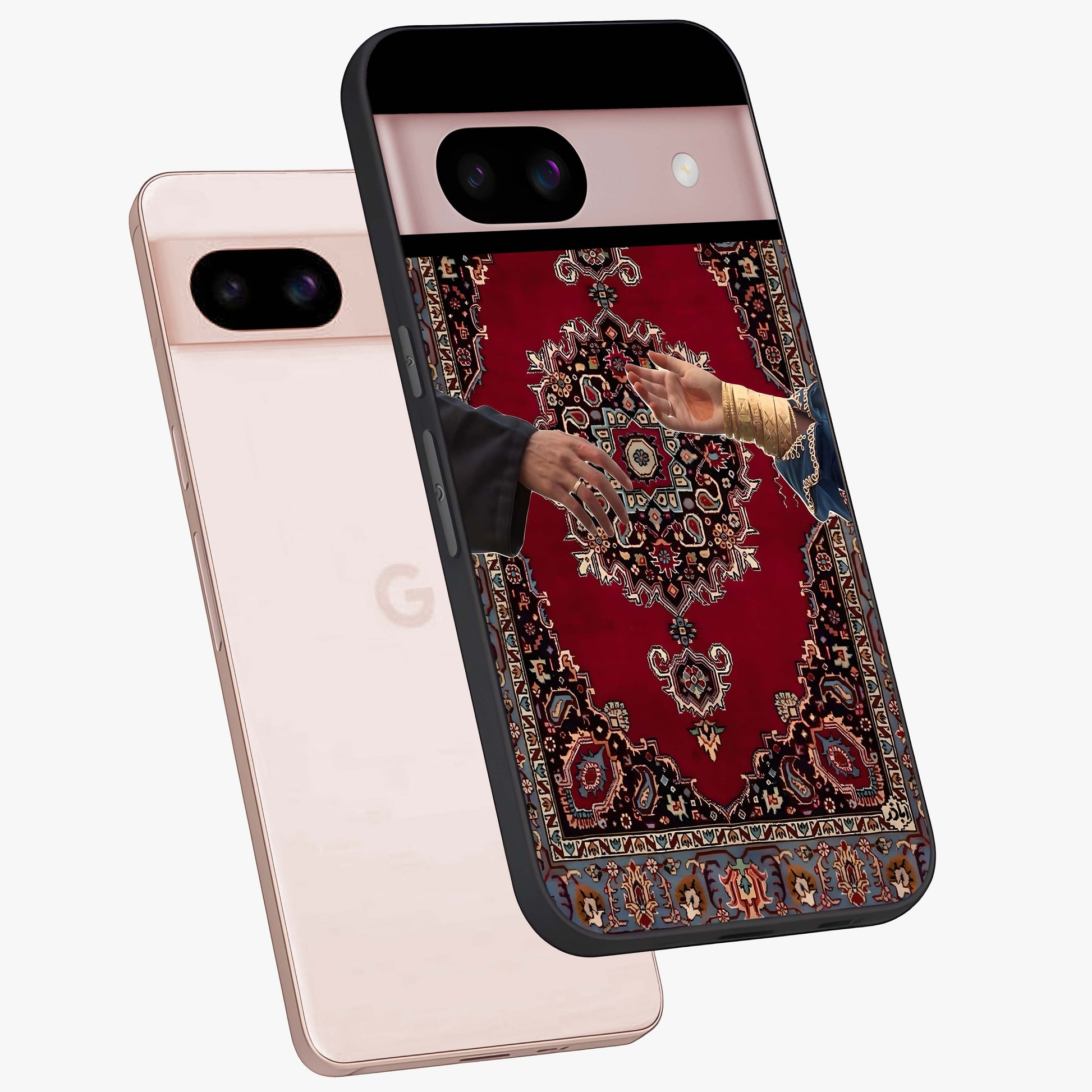 Royal Touch Reach Glass Case displayed in angled mockup highlighting sophisticated design with refined luxury aesthetic.