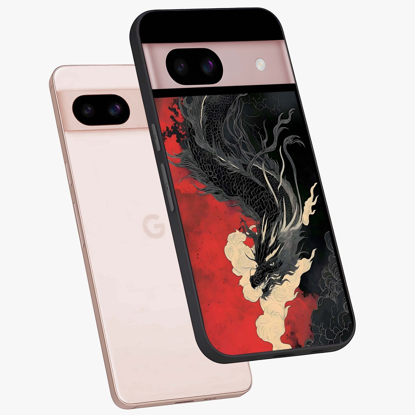 Shadow Dragon Fury Glass Case displayed in angled mockup highlighting powerful dragon illustration with dark fantasy aesthetic.