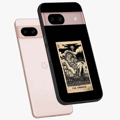 The Empress Glass Case displayed in angled mockup highlighting elegant royal design with majestic aesthetic style.