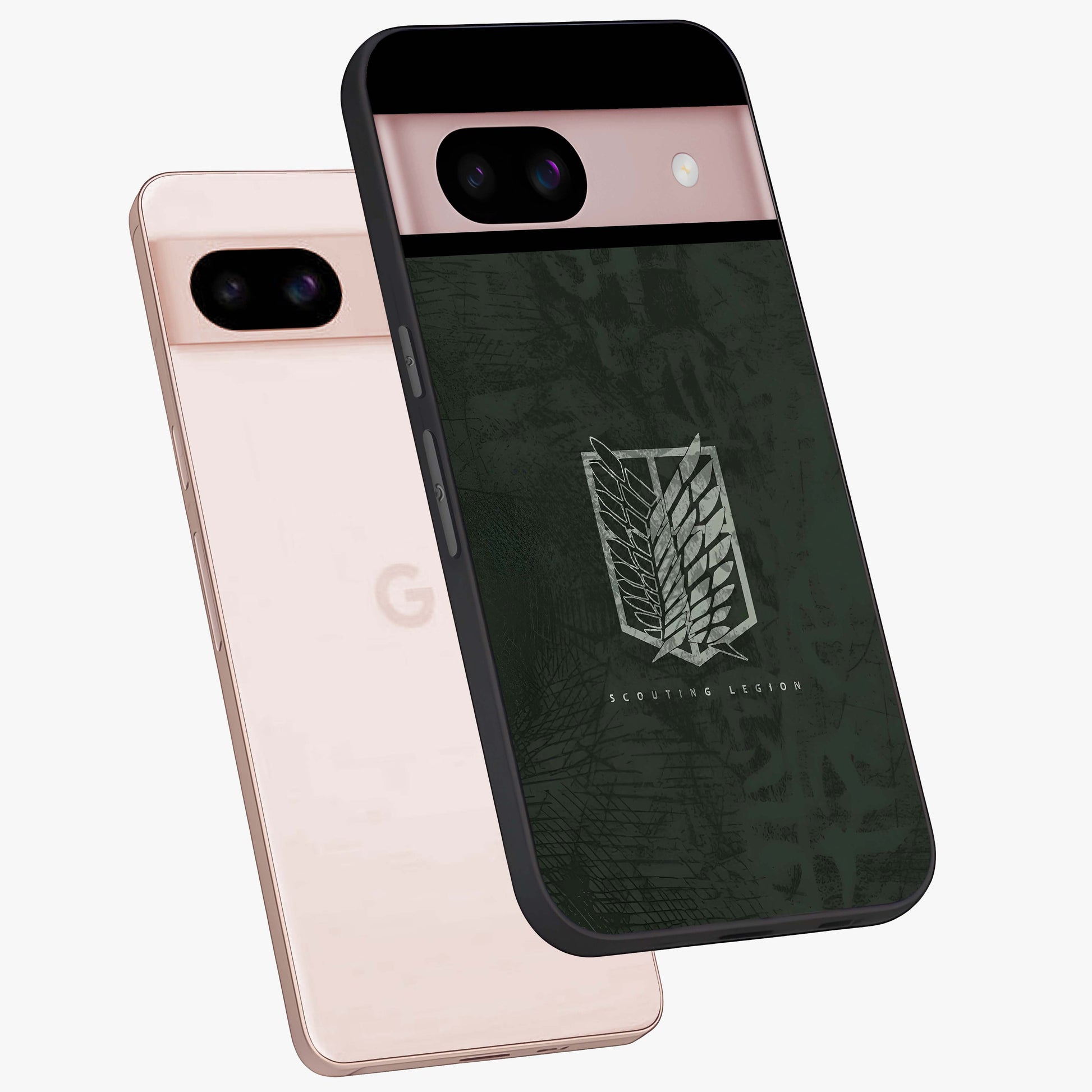 Wings Of Freedom Glass Case displayed in angled mockup highlighting graceful wing design with inspirational aesthetic.