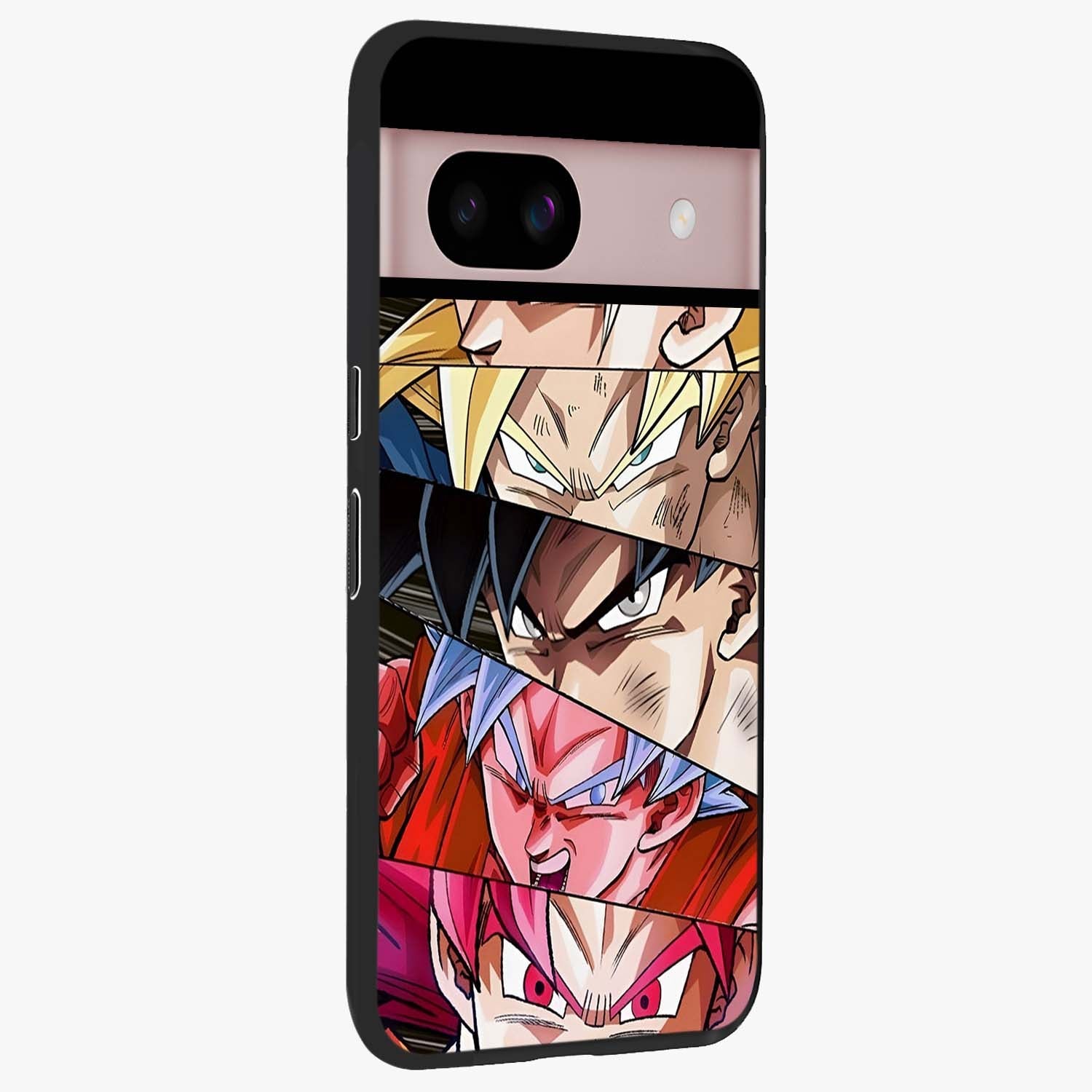 Anime Character Glass Case upright view showcasing expressive anime artwork with bold graphic style.
