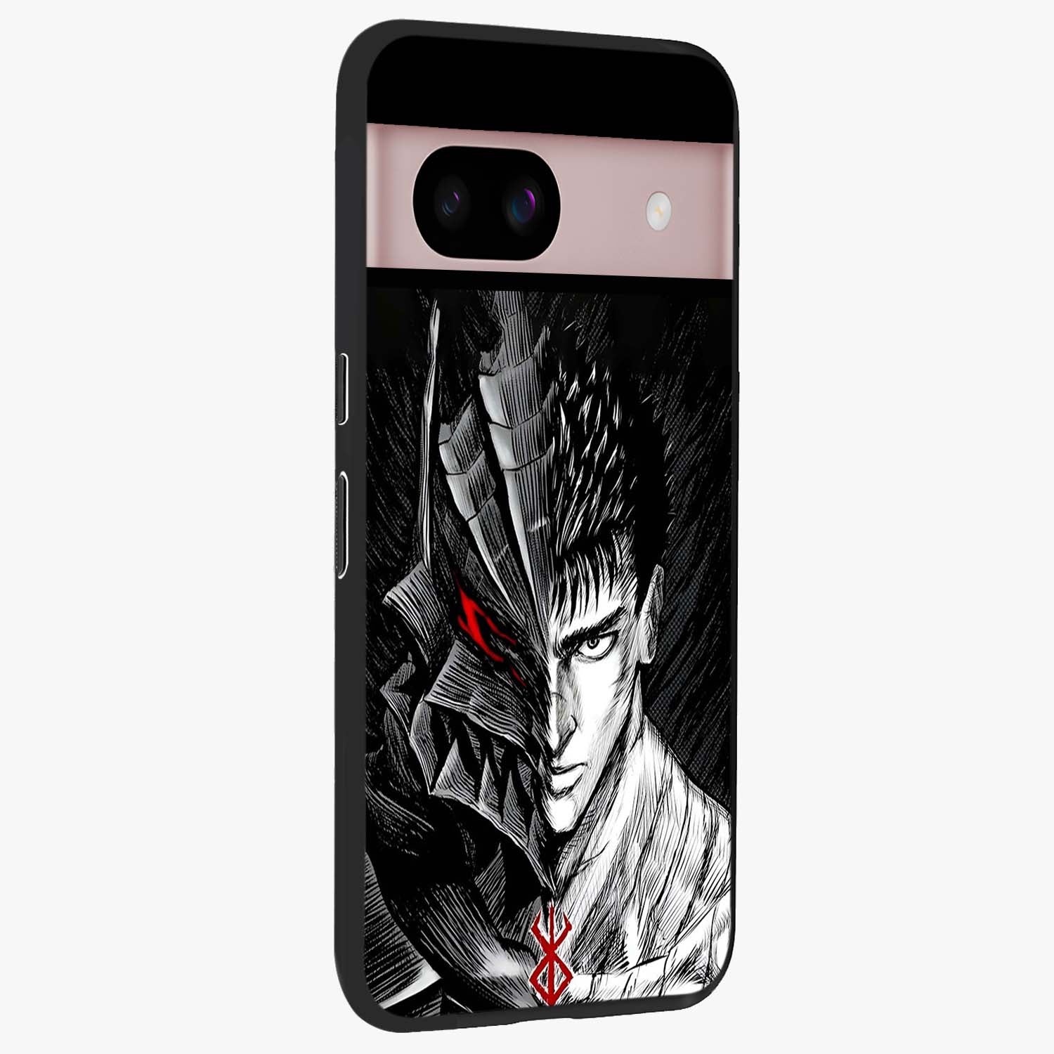Berserker Blood Oath Glass Case upright view showcasing intense warrior aesthetic with dramatic artistic style.