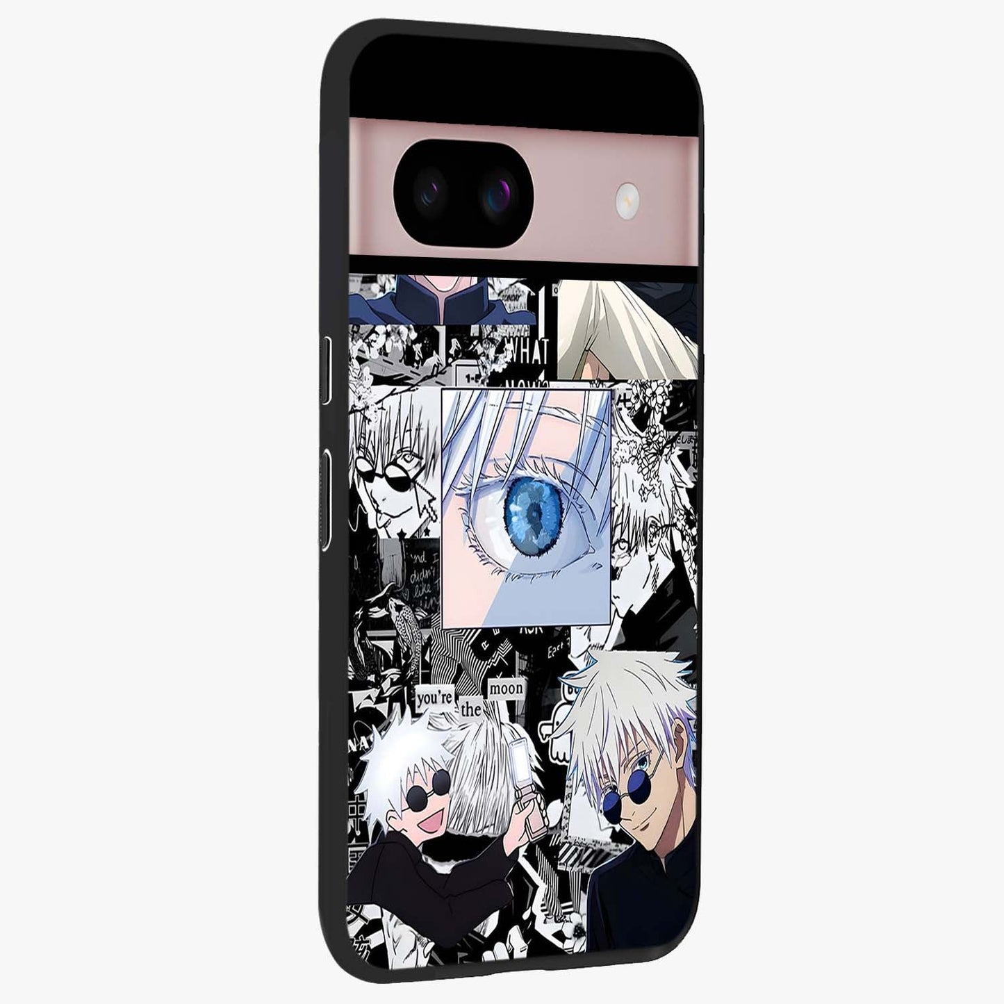 Infinity Sorcerer Chaos Glass Case upright view showcasing dramatic sorcerer artwork with chaotic mystical theme.