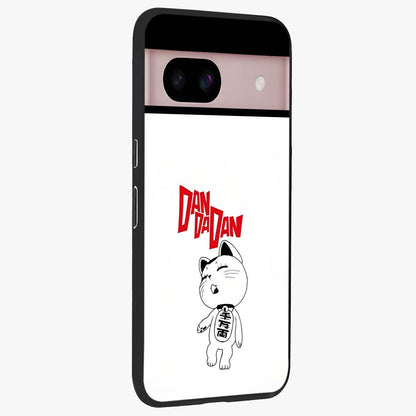Playful Spirit Charm Glass Case upright view showcasing vibrant charm artwork with fun artistic theme.