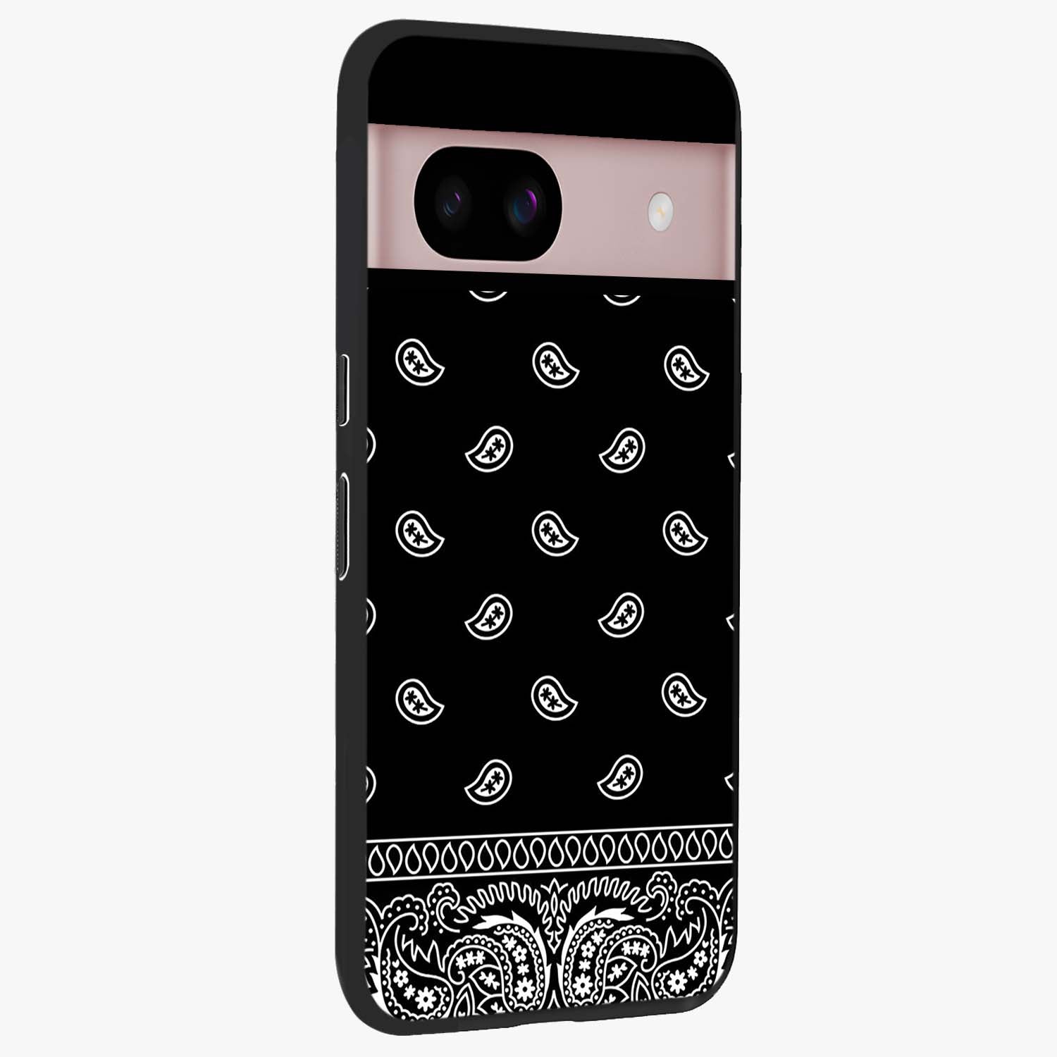Retro Rebel Threads Glass Case upright view showcasing stylish vintage artwork with bold retro theme.