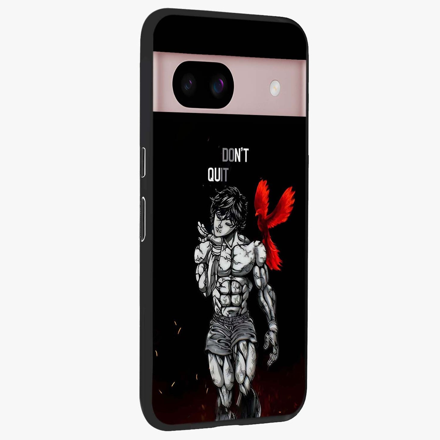 Rise Beyond Limits Glass Case upright view showcasing powerful inspirational artwork with uplifting theme.