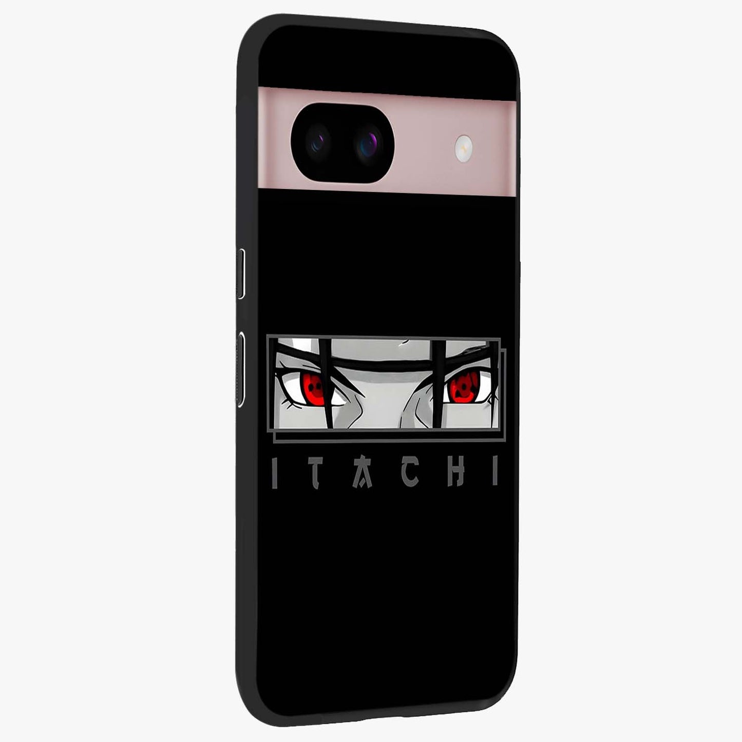 Scarlet Gaze Dominance Glass Case upright view showcasing powerful dramatic artwork with dominant artistic theme.