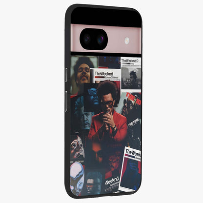 The Weeknd Glass Case upright view showcasing bold music themed artwork with contemporary artistic style.