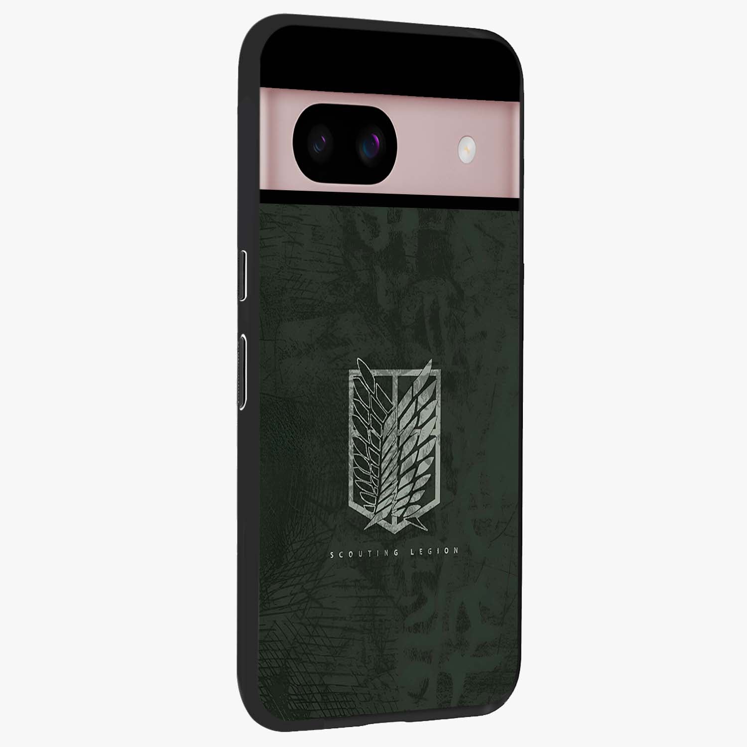 Wings Of Freedom Glass Case upright view showcasing powerful wings artwork with freedom themed design.