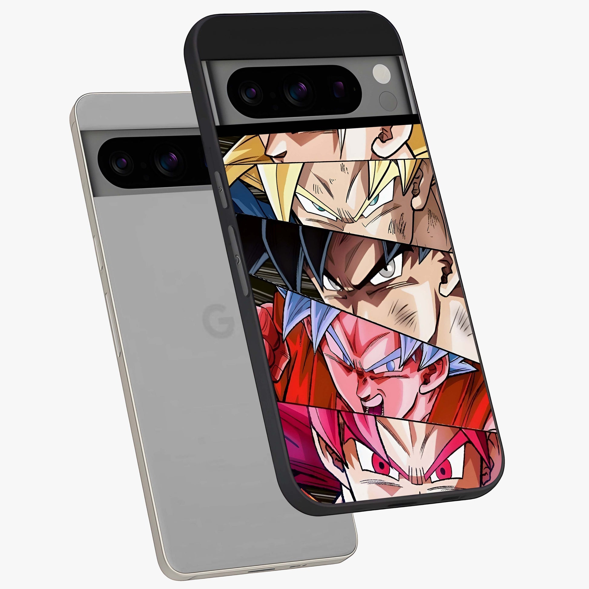 Anime Character Glass Case displayed in angled mockup highlighting colorful anime character illustration.