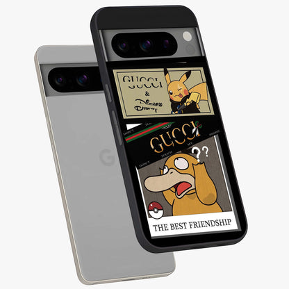 Gucci Play Mashup Glass Case displayed in angled mockup highlighting stylish fashion mashup design with bold aesthetic.