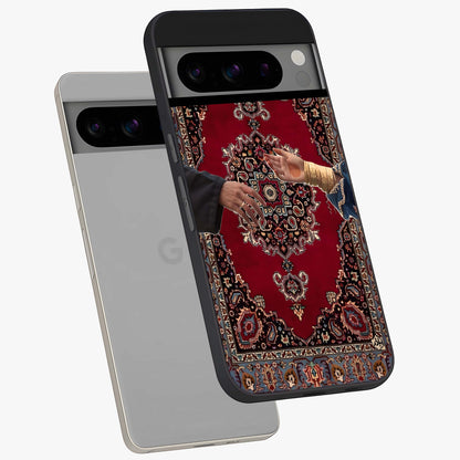 Royal Touch Reach Glass Case displayed in angled mockup highlighting sophisticated design with refined luxury aesthetic.
