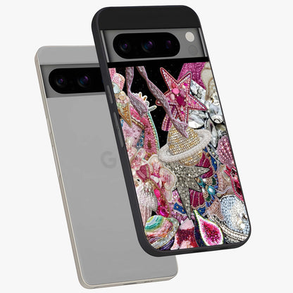 Starlit Jewel Dream Glass Case displayed in angled mockup highlighting glowing celestial jewel design with dreamy aesthetic.