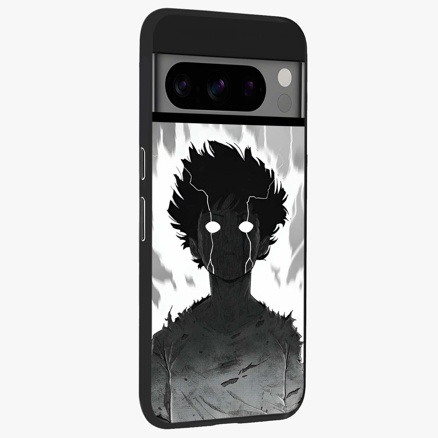 Awakened Inner Rage Glass Case upright view showcasing dramatic artwork with strong expressive aesthetic.