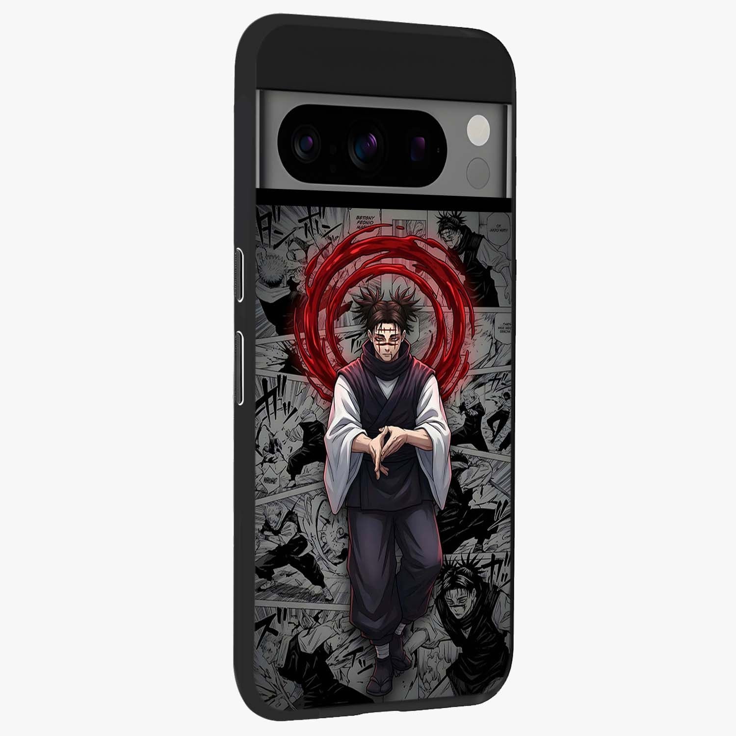 Cursed Ritual Ascension Glass Case upright view showcasing powerful ascension artwork with dark fantasy theme.