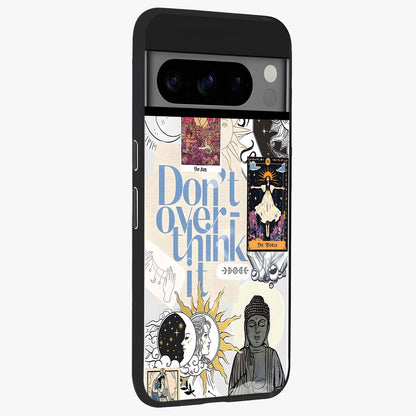 Ethereal Thoughts Glass Case upright view showcasing delicate artistic composition with peaceful dreamy theme.