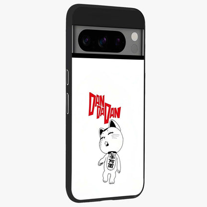 Playful Spirit Charm Glass Case upright view showcasing vibrant charm artwork with fun artistic theme.